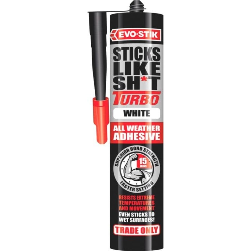 Evo-Stik Sticks Like Sh*t Turbo – White 290ml