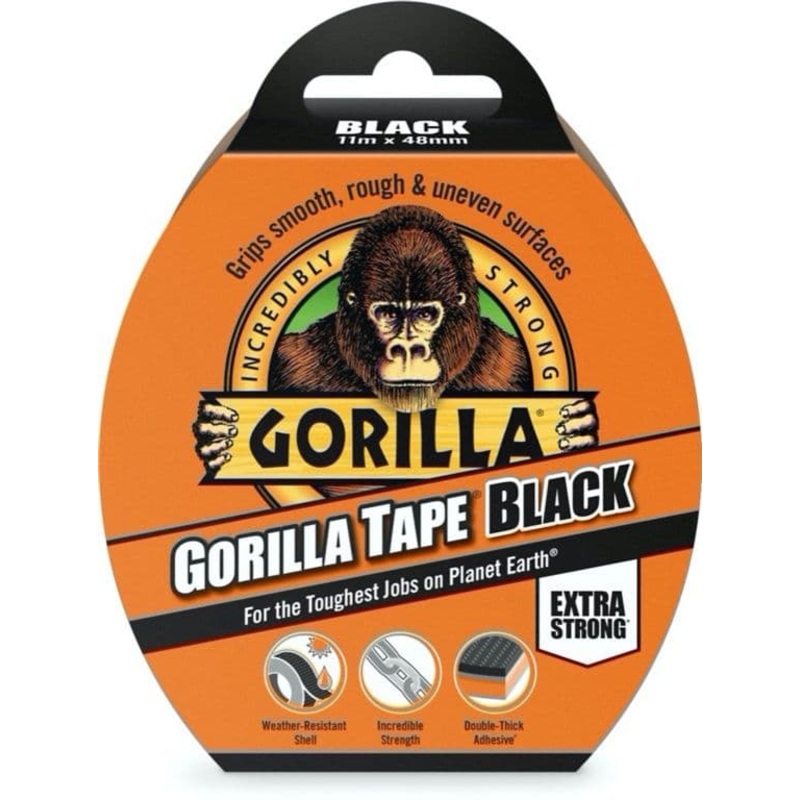 Gorilla Tape Black – 32m Roll