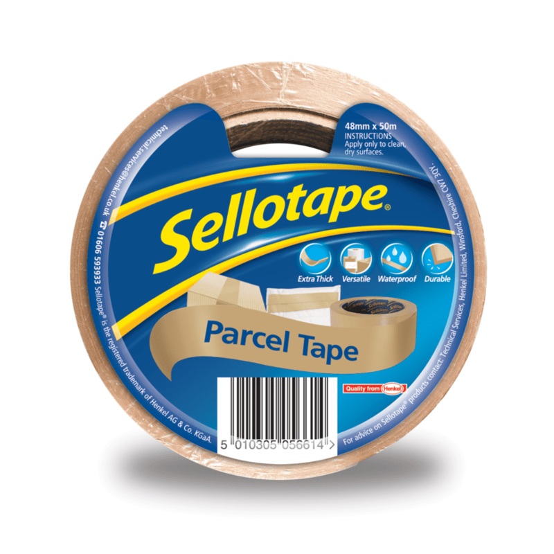 Sellotape Parcel Tape – 48mm x 50m