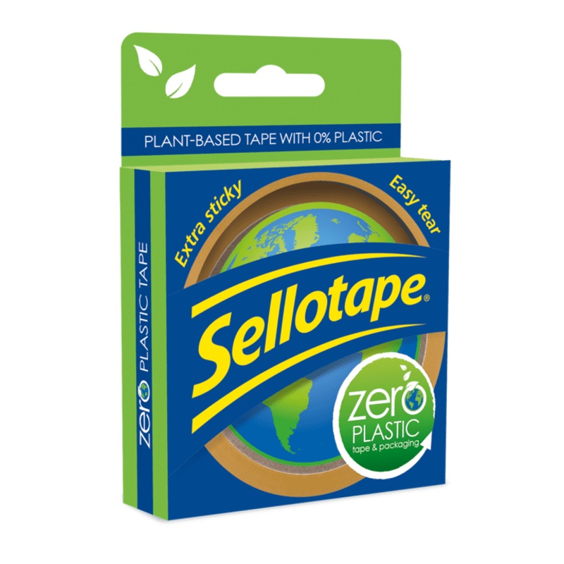 Sellotape Zero Plastic Tape – 24mm x 30m