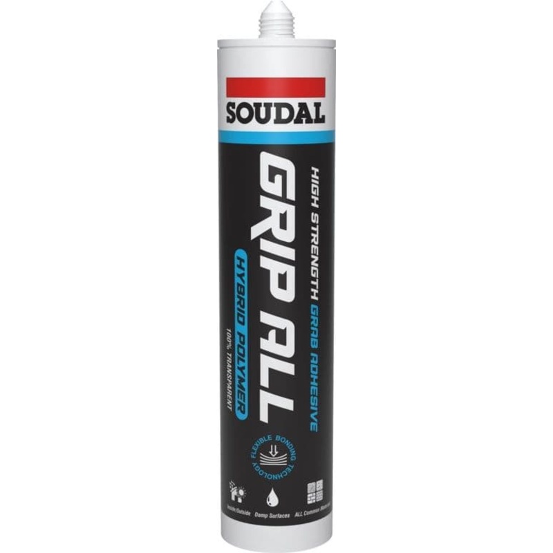 Soudal Grip All Hybrid Polymer – Clear Cartridge