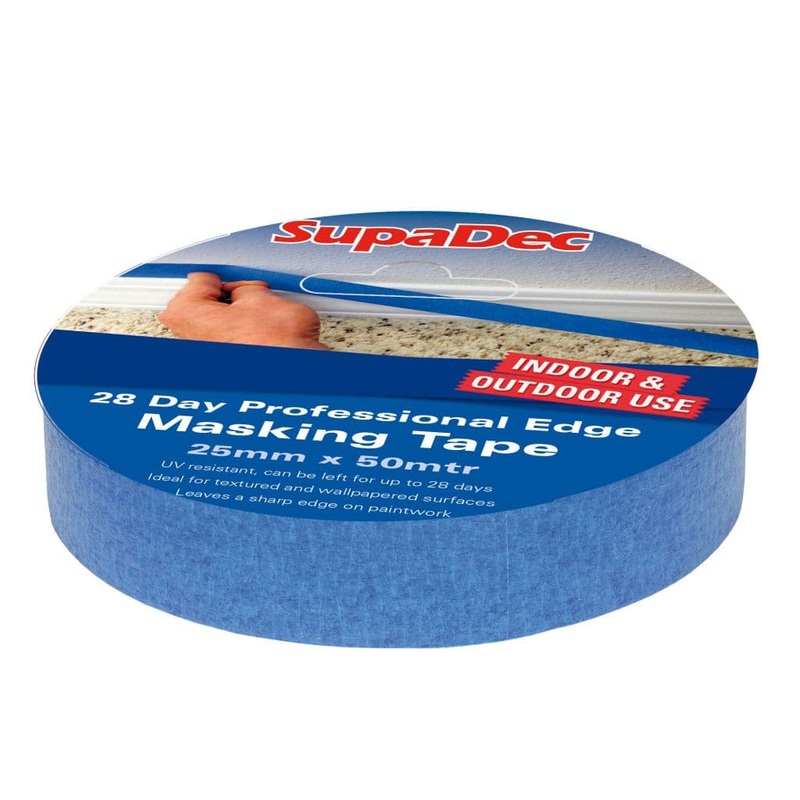 SupaDec 28 Day Professional Edge Masking Tape – 25mm x 50m