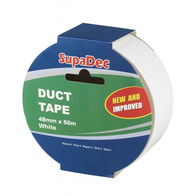 SupaDec 50m Duct Tape – White