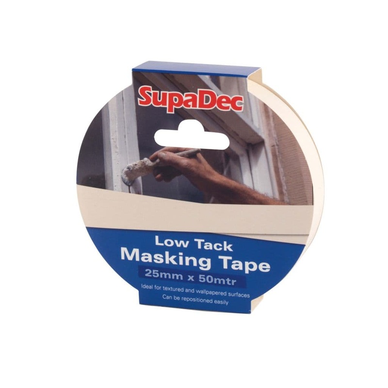 SupaDec Low Tack Masking Tape – 38mm x 50m