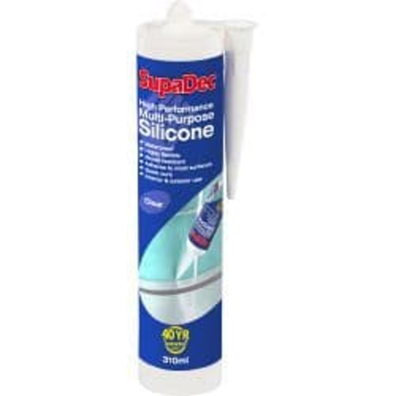 SupaDec Multi Purpose Silicone – 300ml Clear