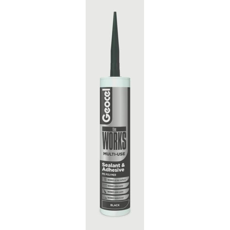 theWORKS Multi-Use Sealant & Adhesive – Black