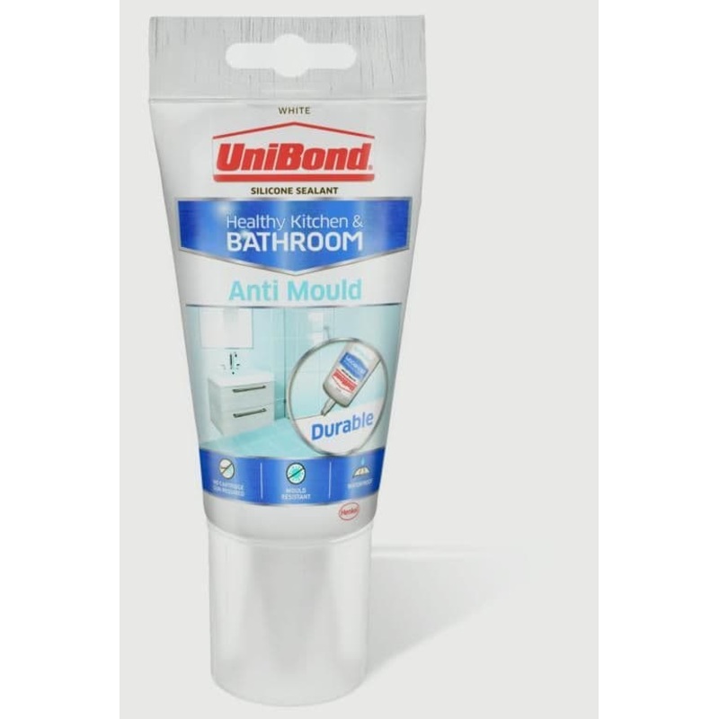 UniBond Anti Mould Kitchen & Bathroom Tube – 150g White