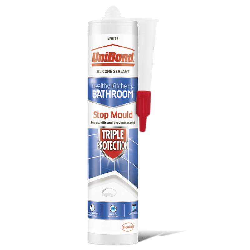 UniBond Anti Mould Triple Protect Cartridge – White