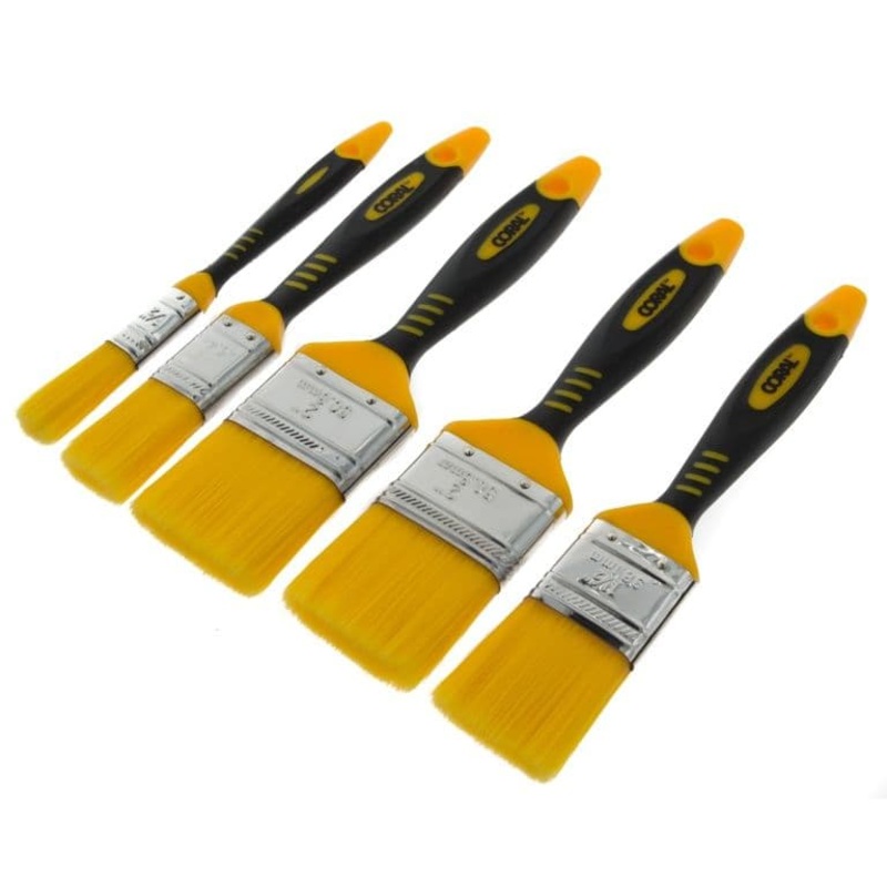 Coral Zero-Loss Paint Brush Set – 5 Piece
