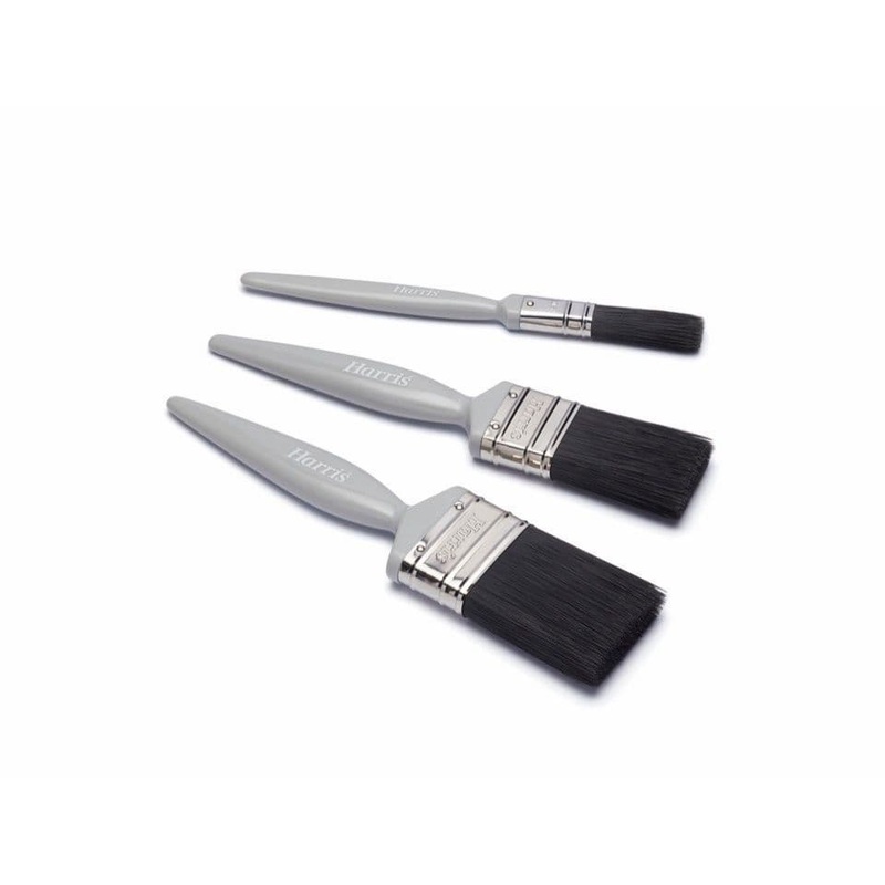 Harris Essentials Gloss Paint Brush Set – Pack 3
