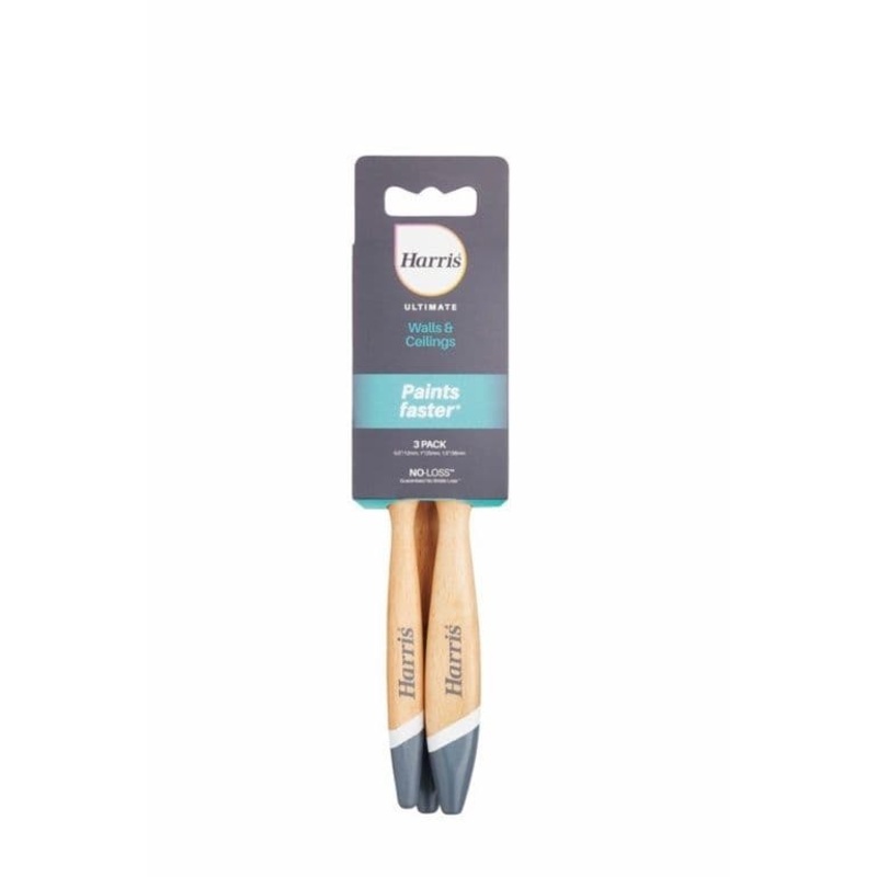 Harris Ultimate Wall & Ceiling Paint Brush – Pack 3