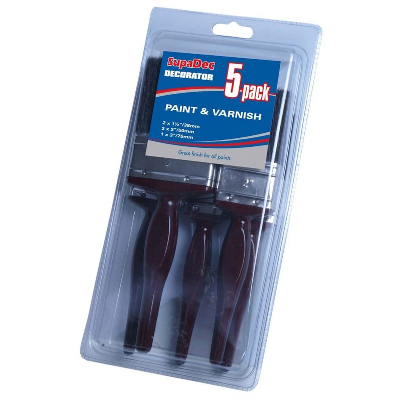 SupaDec Decorator Brush Set – 5 Piece