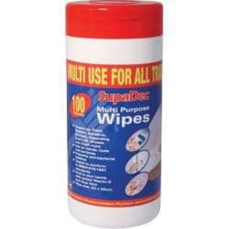 SupaDec Multi Purpose Wipes – Pack 100