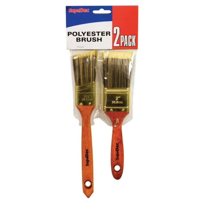 SupaDec Polyester Brush Set – Pack 2