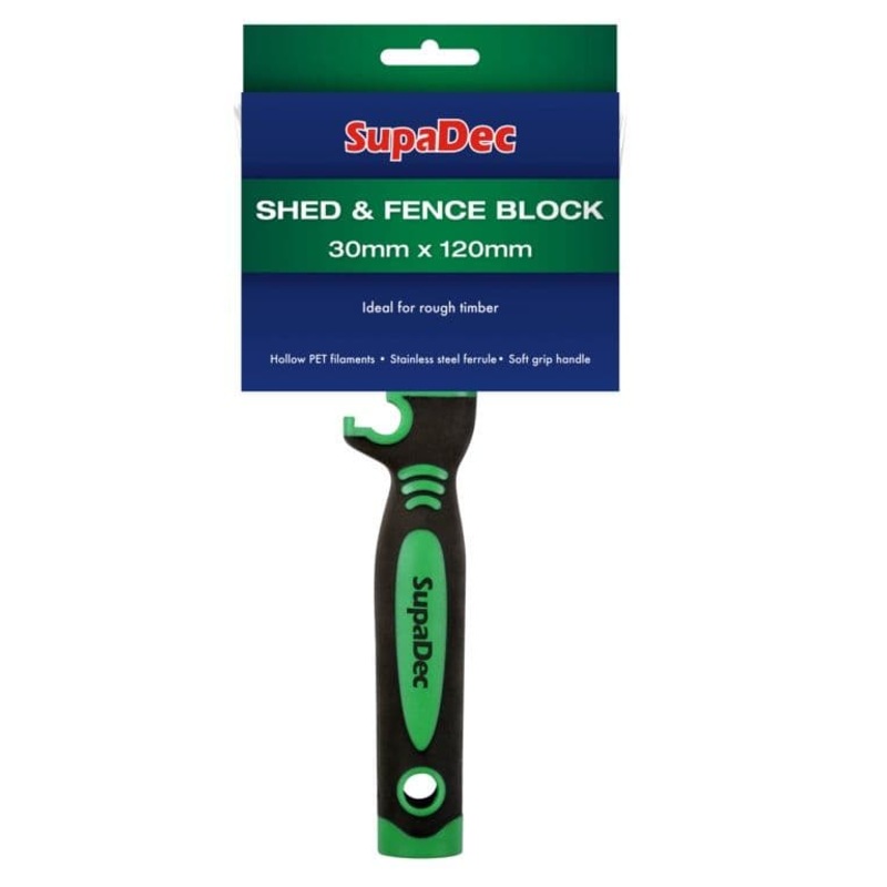 SupaDec Shed And Fence Block Brush – 30mm x 120mm