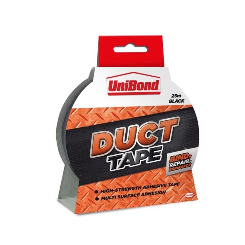 UniBond Original Duct Tape – Black 50mm x 25m