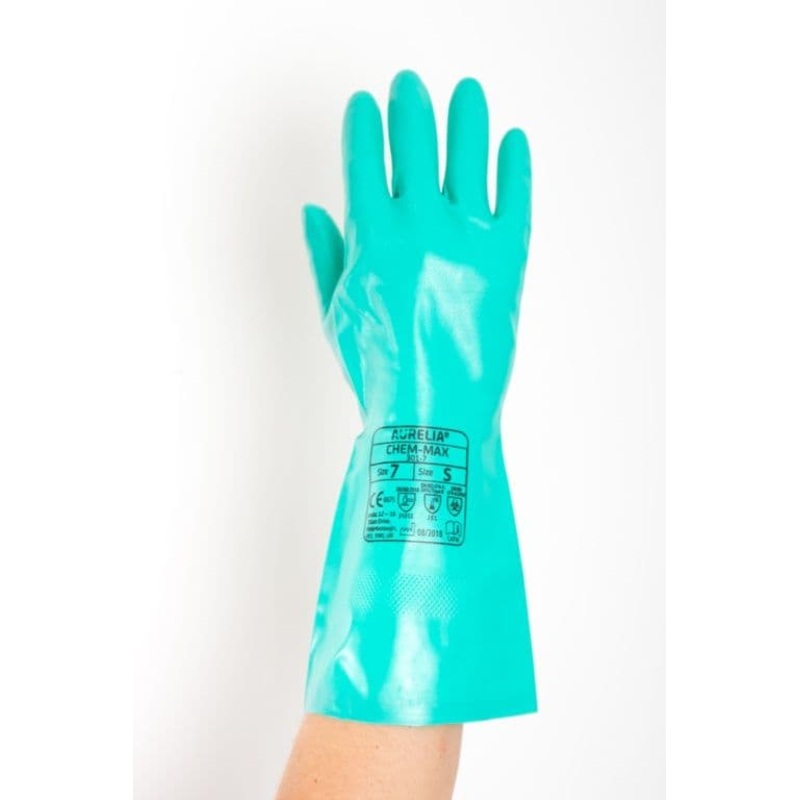 Aurelia Chem Max Nitrile Chemical Gauntlet – Size 10