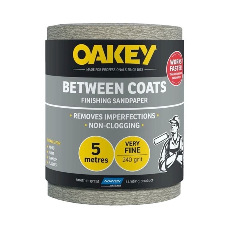Norton Oakey Between Coats Rolls – 5m x 115mm – 240g