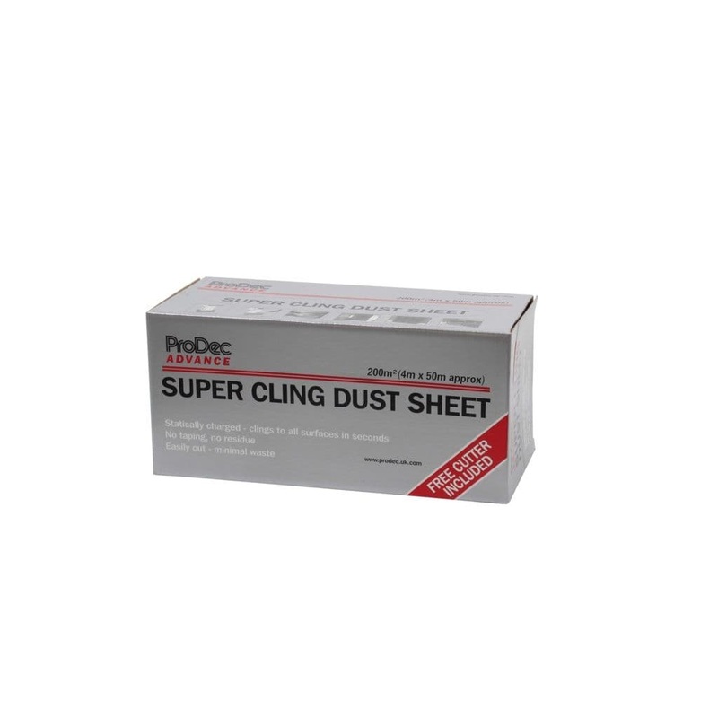 ProDec Super Cling Dust Sheet – 100sqm