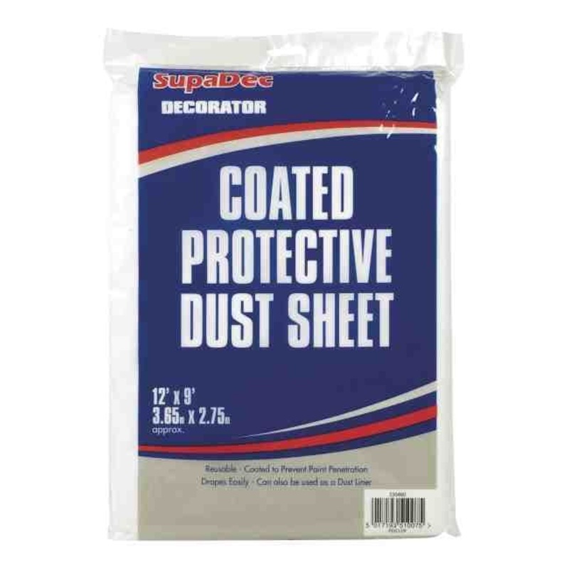 SupaDec Coated Protective Dust sheet – 12 x 9ft