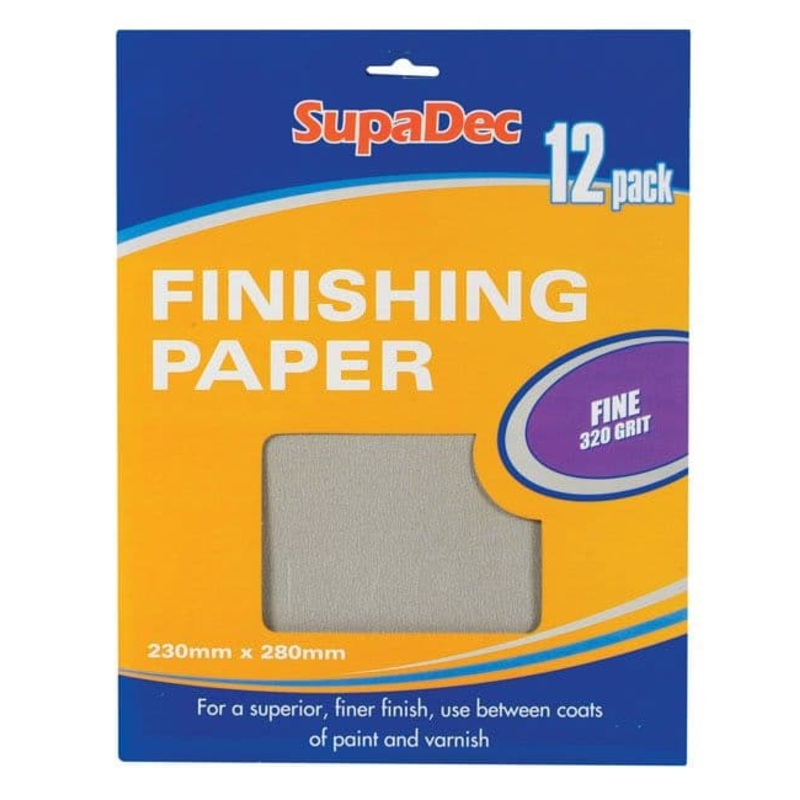 SupaDec Finishing Paper – 12 sheets, Assorted