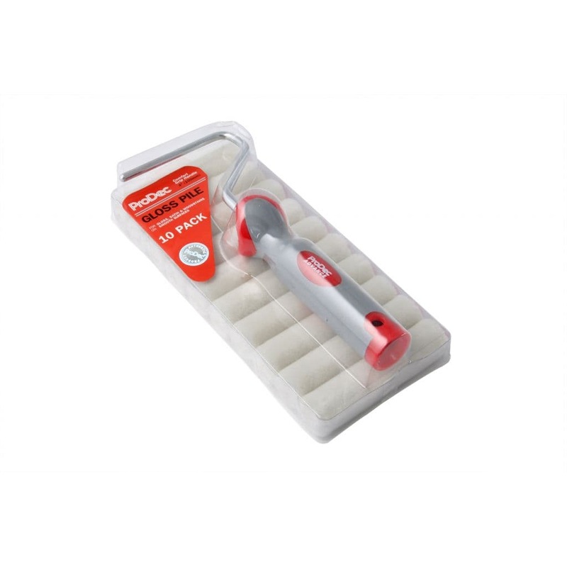 ProDec 4 Gloss Mini Rollers & Frame – Pack 10