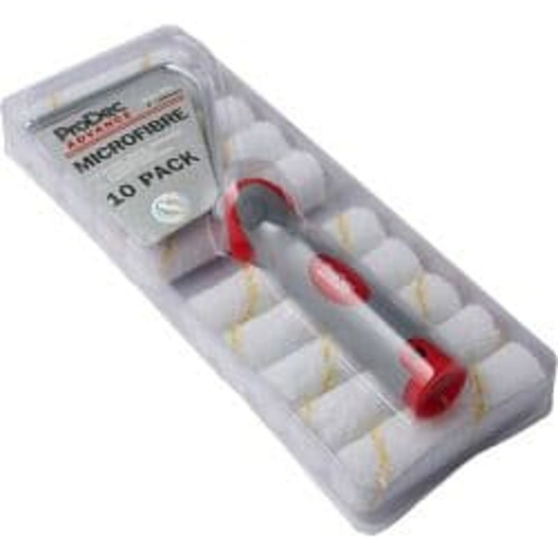 ProDec Short Pile Microfibre Roller & Frame (10 Pack) – 4 /100mm