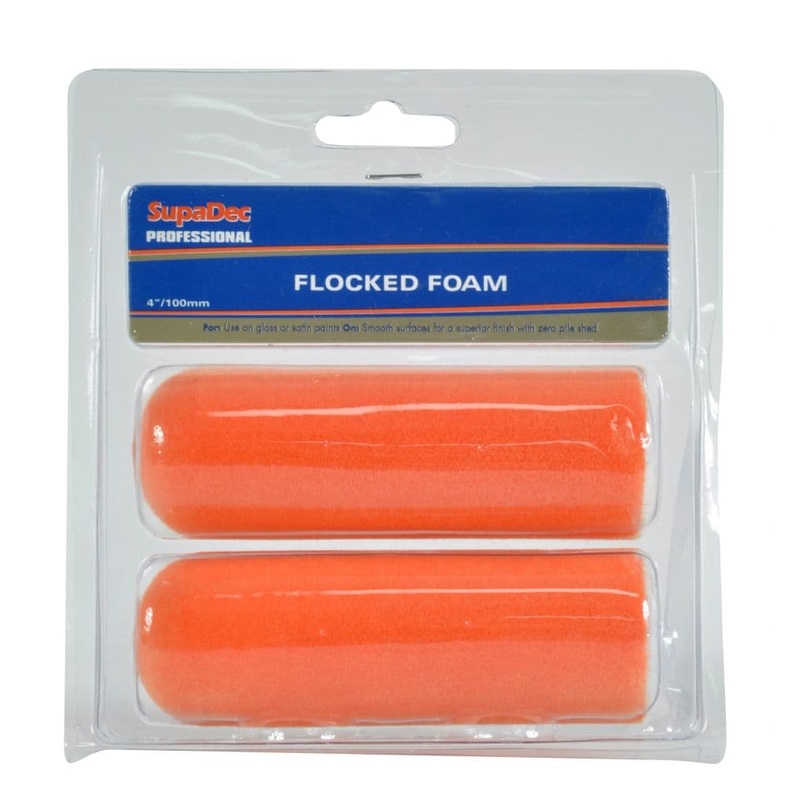 SupaDec Flocked Foam Rollers – 2 Piece