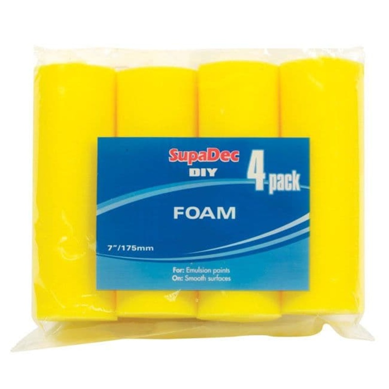 SupaDec Foam Roller Refills – 7/175mm, 4 Pack