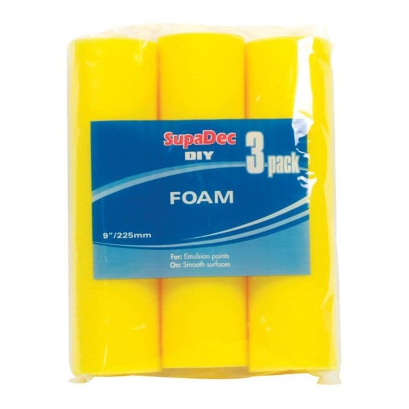 SupaDec Foam Roller Refills – 9 / 255mm Pack 3
