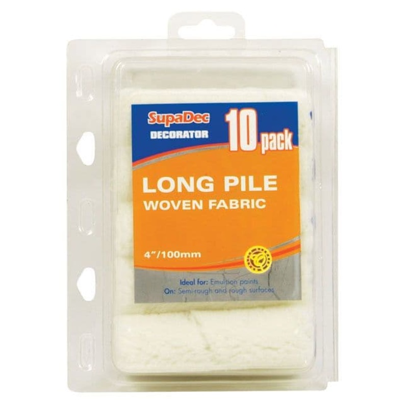 SupaDec Long Pile Mini Roller – Pack of 10
