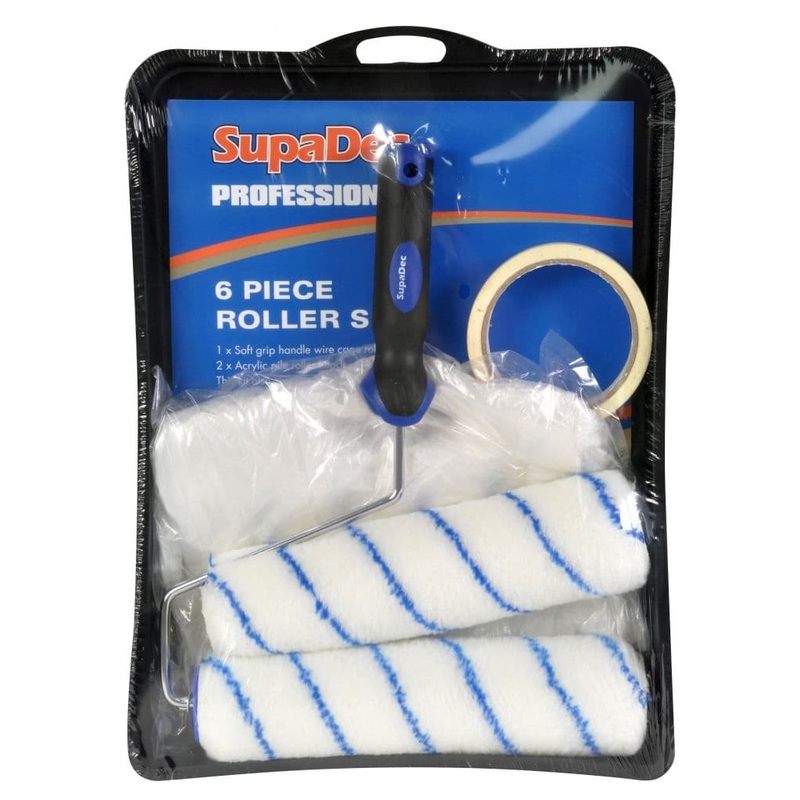 SupaDec Paint Roller Kit – 6 Piece