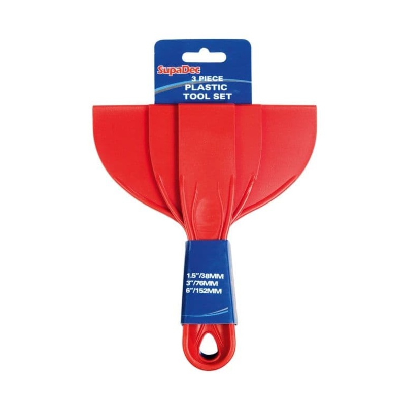 SupaDec Plastic Putty Knife – 3 Piece