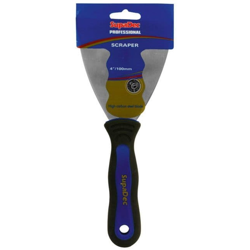 SupaDec Professional Soft Grip Paint Scrapers – 4/100mm