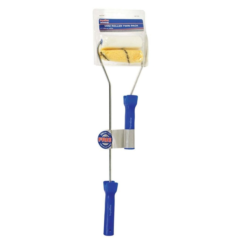 SupaDec Twin Frame Mini Roller Pack – 4