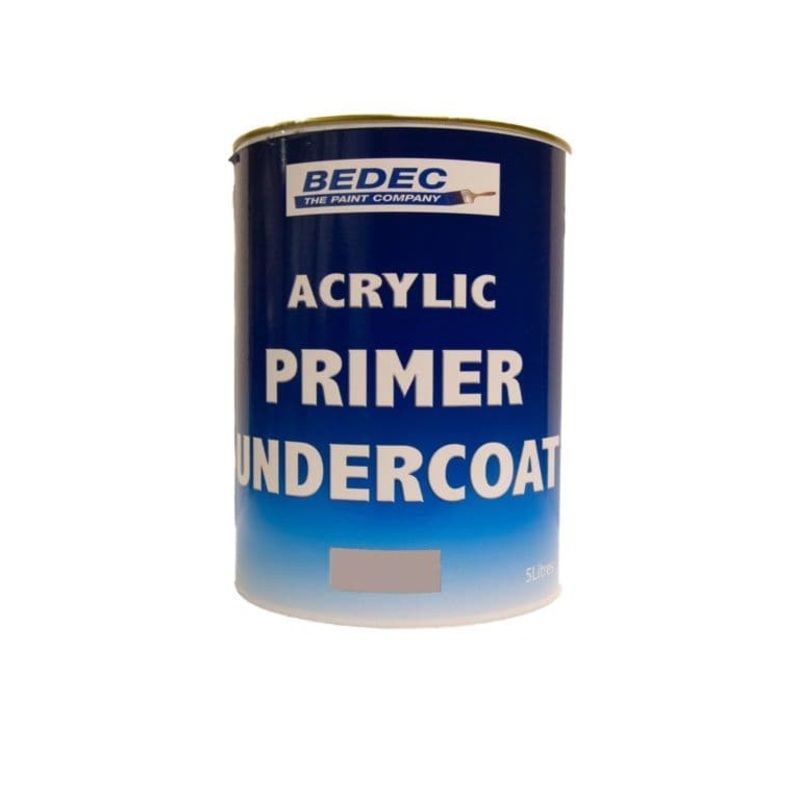 Bedec Acrylic Primer 5L – Dark Grey