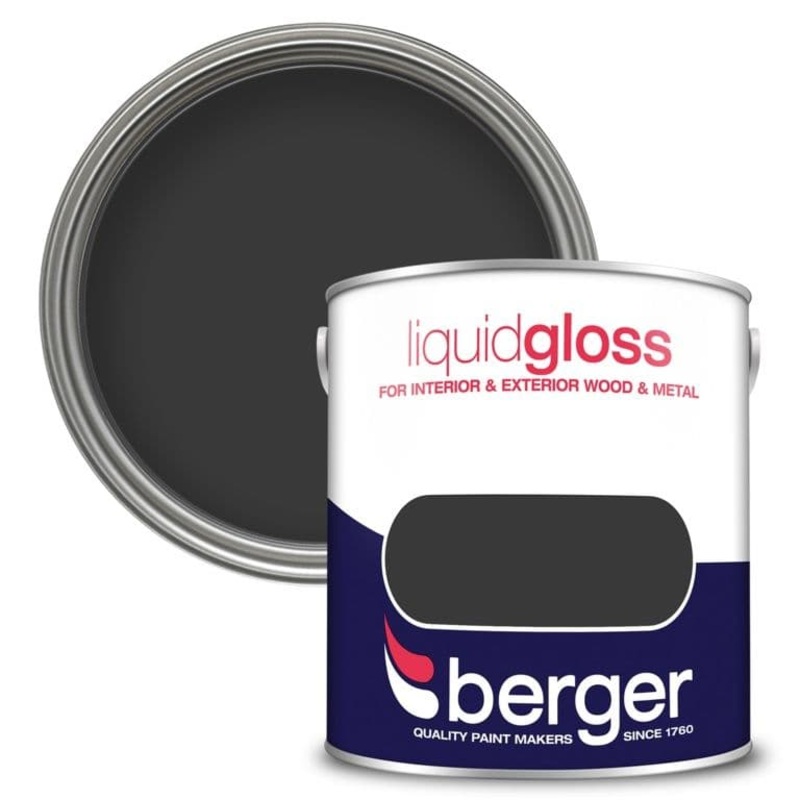 Berger Liquid Gloss 2.5L – Black