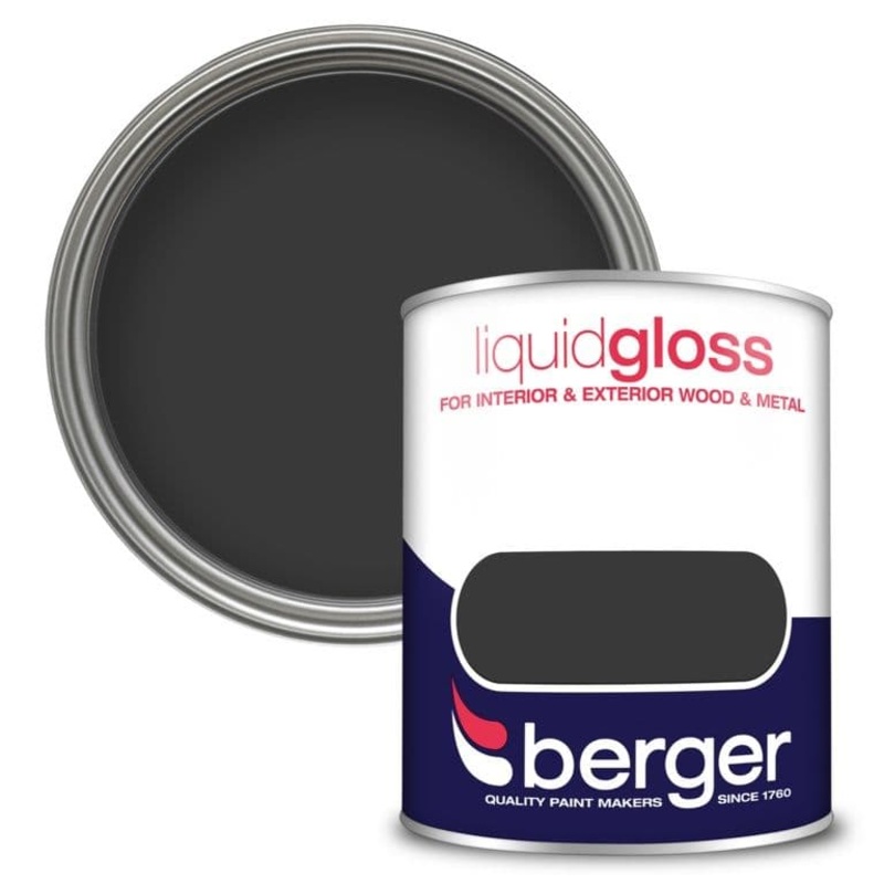 Berger Liquid Gloss 750ml – Black