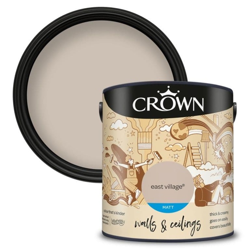 Crown Walls & Ceilings Matt  2.5L – East Village
