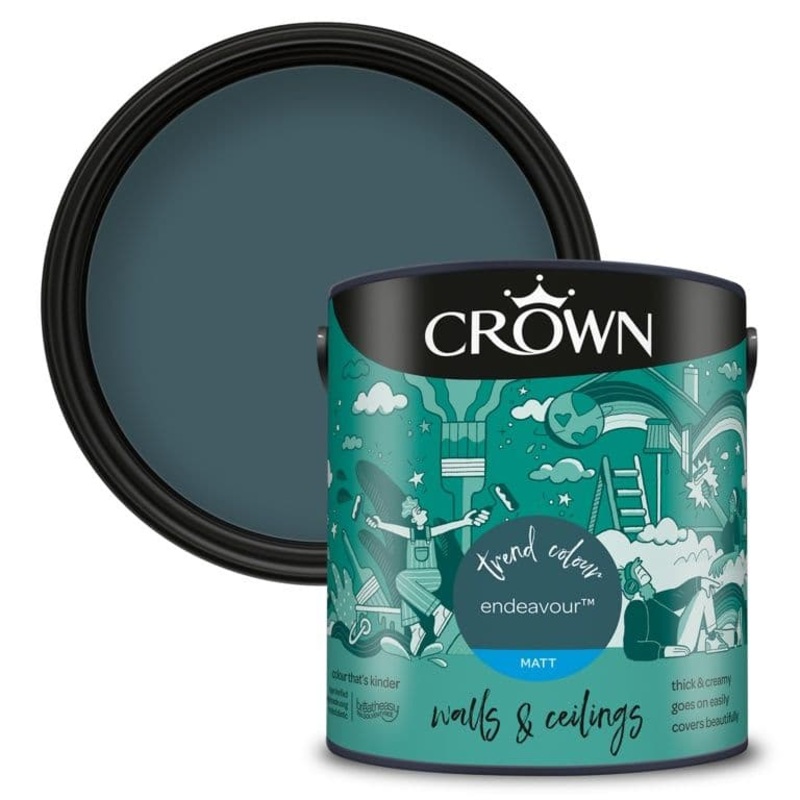 Crown Walls & Ceilings Matt 2.5L – Endeavour