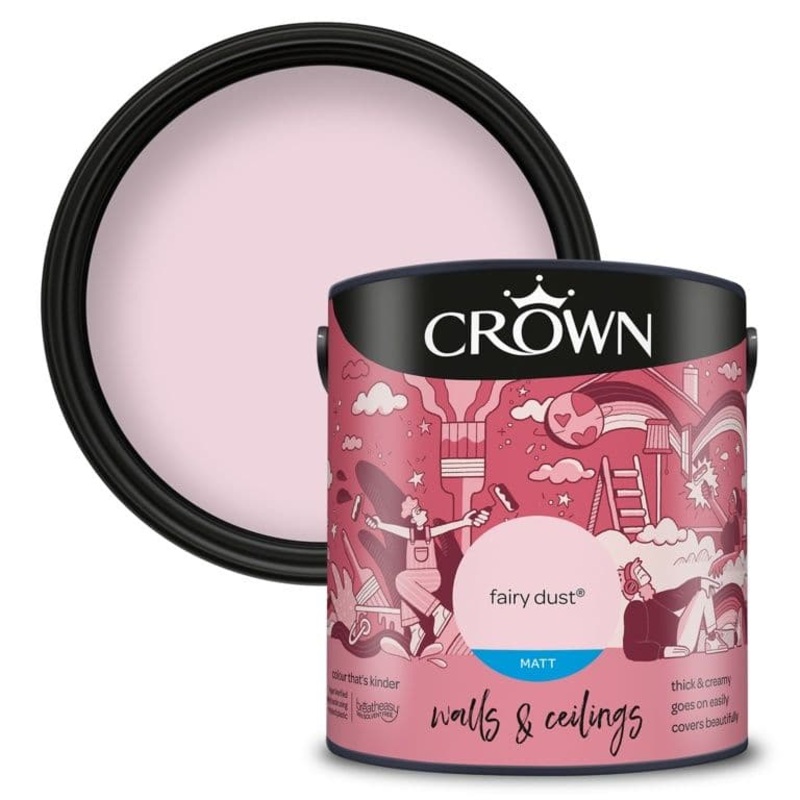 Crown Walls & Ceilings Matt  2.5L – Fairy Dust