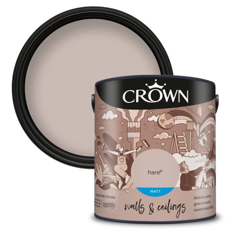 Crown Walls & Ceilings Matt  2.5L – Hare