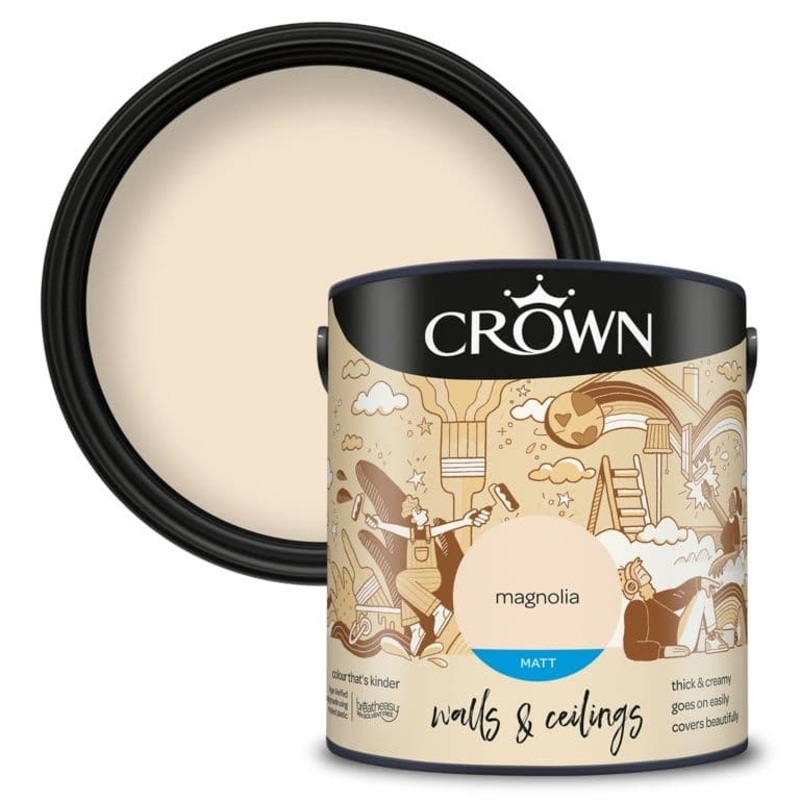 Crown Walls & Ceilings Matt  2.5L – Magnolia