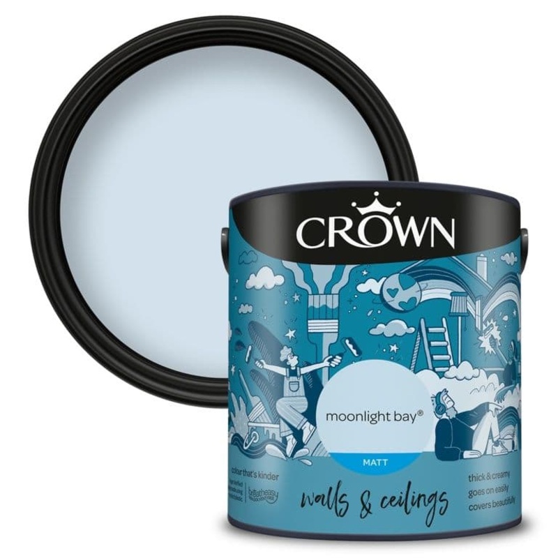 Crown Walls & Ceilings Matt  2.5L – Moonlight Bay