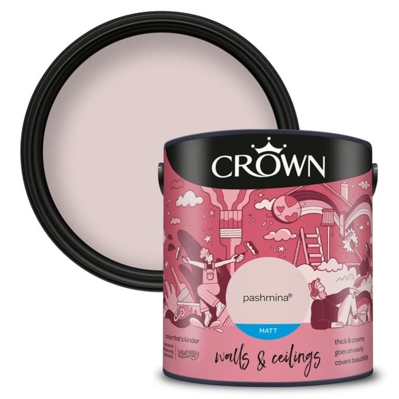 Crown Walls & Ceilings Matt  2.5L – Pashmina