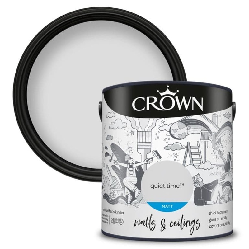 Crown Walls & Ceilings Matt 2.5L – Quiet Time