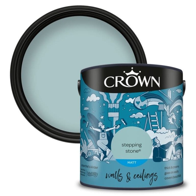 Crown Walls & Ceilings Matt  2.5L – Stepping Stone
