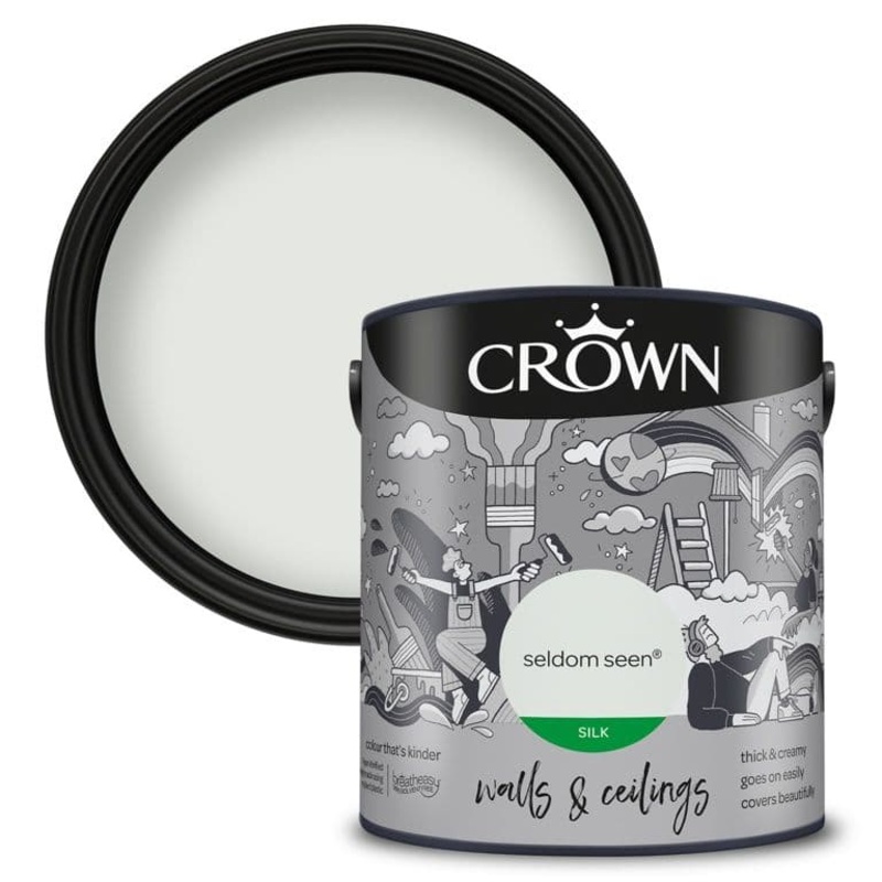 Crown Walls & Ceilings Silk 2.5L – Seldom Seen