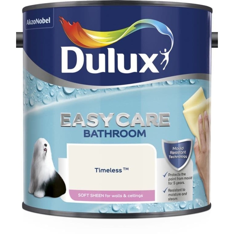 Dulux Easycare Bathroom Soft Sheen 2.5L – Timeless