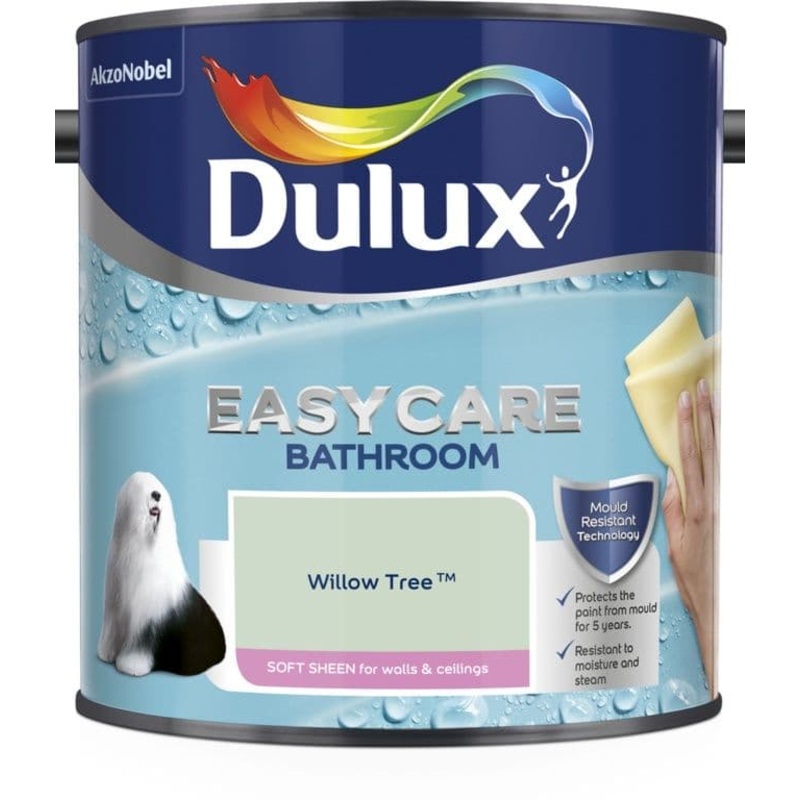 Dulux Easycare Bathroom Soft Sheen 2.5L – Willow Tree